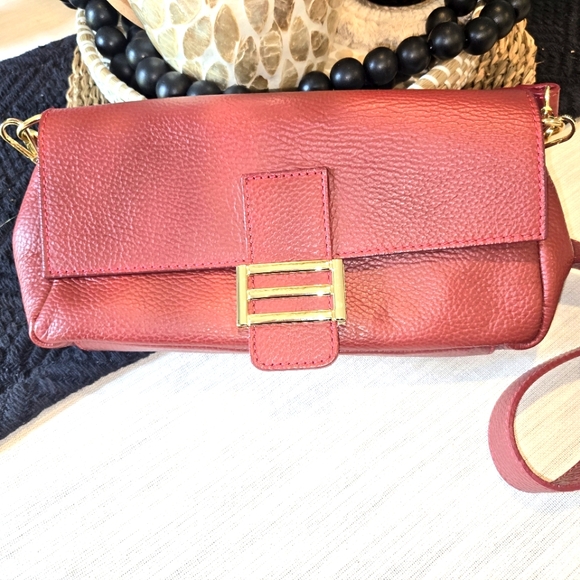 ❤️Medium red Divina Firenz handbag - Picture 1 of 4